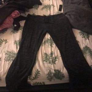 Charcoal yoga sweats